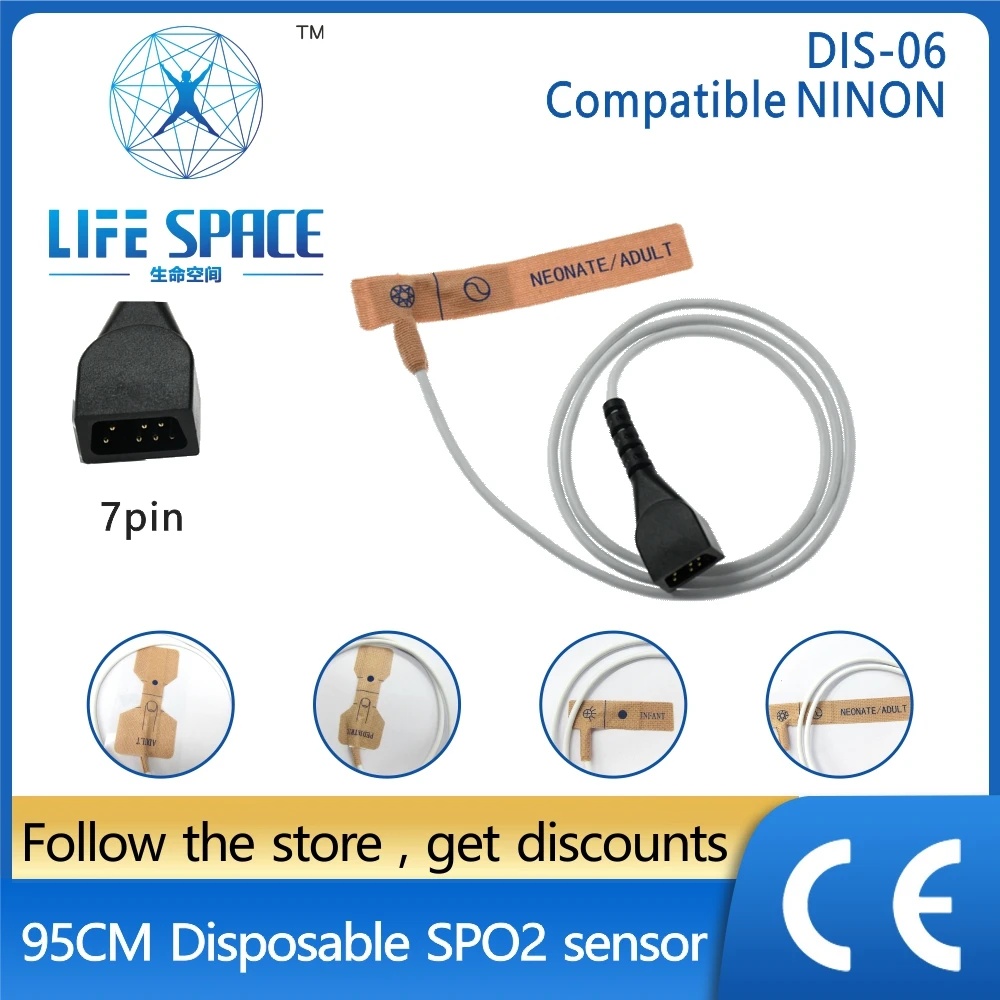 DIS01-06 одноразовый датчик уровня кислорода в крови Spo2, повязка с датчиком для взрослых, педиатрических, младенцев, новорожденных Для нинонов, ...
DIS01-06 одноразовый датчик уровня кислорода в крови Spo2, повязка с датчиком для взрослых, педиатрических, младенцев, новорожденных Для нинонов, ...
