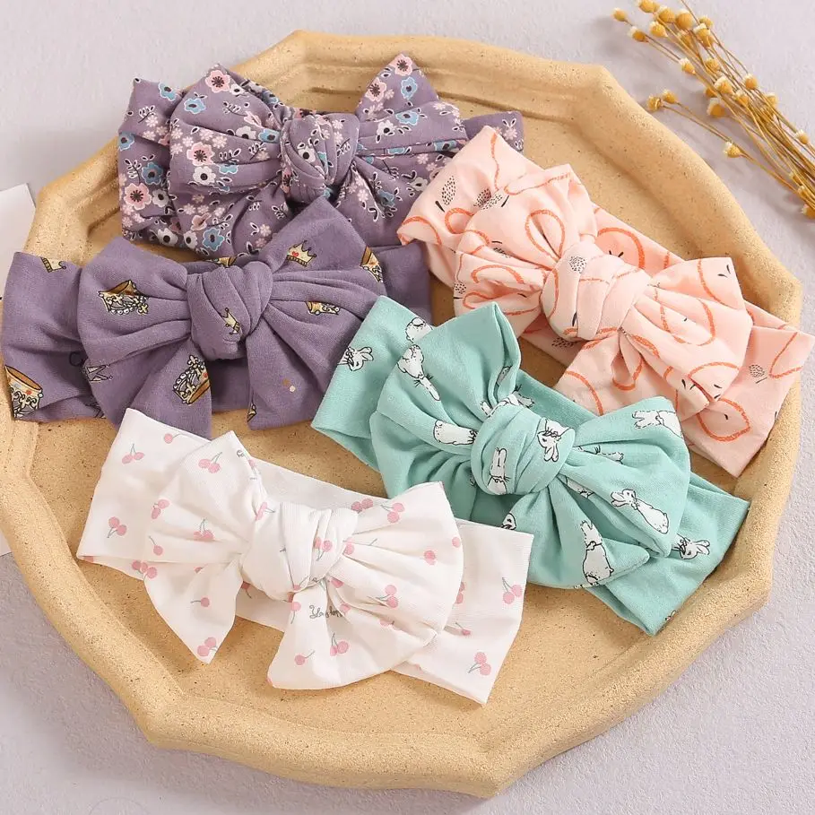 Cute Cartoon Headband Baby Girl Fashion Printing Toddler Headwrap Nylon Elastic Hair Band Soft Bow Newborn Hair Accessories
Cute Cartoon Headband Baby Girl Fashion Printing Toddler Headwrap Nylon Elastic Hair Band Soft Bow Newborn Hair Accessories