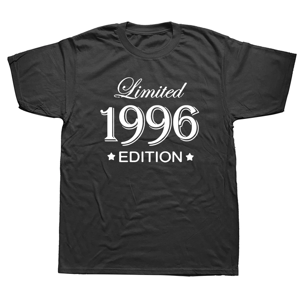 Funny Summer Style Limited Edition 1996 T Shirts Men Funny Birthday Short Sleeve O Neck Cotton Man Made In 1996 T-shirt Tops
Funny Summer Style Limited Edition 1996 T Shirts Men Funny Birthday Short Sleeve O Neck Cotton Man Made In 1996 T-shirt Tops