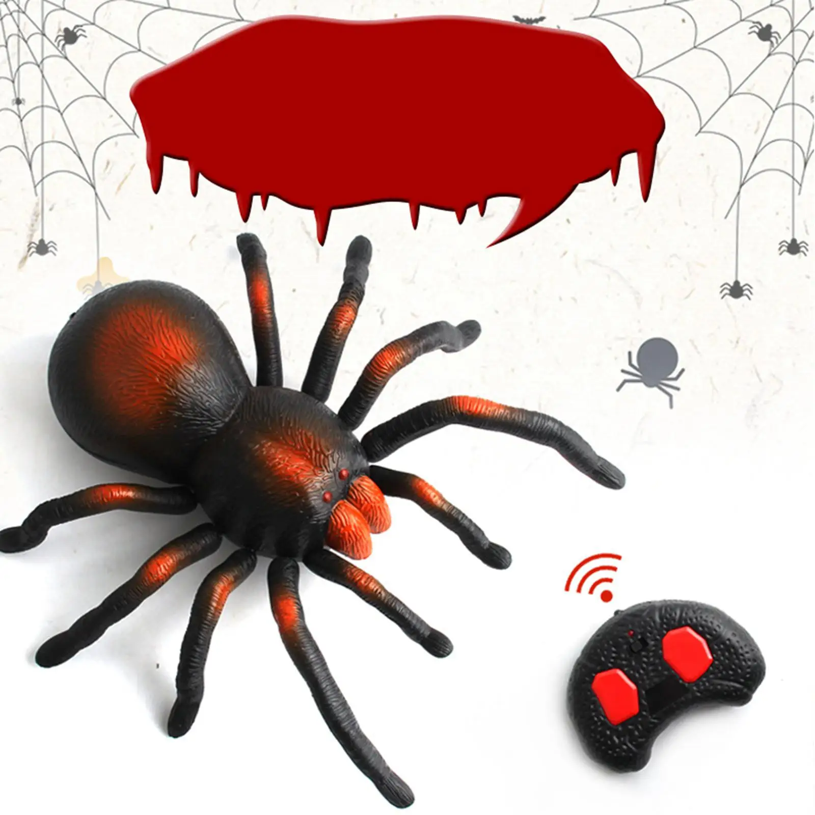 Lifelike RC Spider Toy Practical Joke Toys Spider Animal Toys Infrared Prank Toy for Holiday Joke Game Kids Birthday Gifts
Lifelike RC Spider Toy Practical Joke Toys Spider Animal Toys Infrared Prank Toy for Holiday Joke Game Kids Birthday Gifts