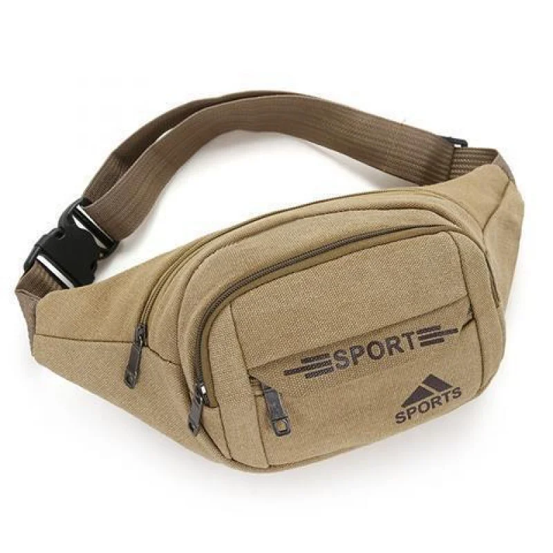 Sports Canvas Waist Bag For Men Large Capacity Fanny Pack Fashion Male Phone Belt Outdoor Chest Casual Crossbody
Sports Canvas Waist Bag For Men Large Capacity Fanny Pack Fashion Male Phone Belt Outdoor Chest Casual Crossbody