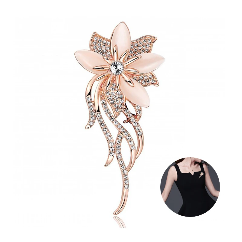Elegant Designer Brooches Women Brand Luxury Flower Orchid Pink Crystal Broch Pin Ladies Clothes Bridal Bouquets Quality Jewelry
Elegant Designer Brooches Women Brand Luxury Flower Orchid Pink Crystal Broch Pin Ladies Clothes Bridal Bouquets Quality Jewelry