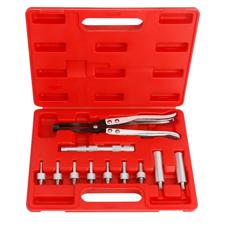 11Pcs Valve And Oil Seal Disassembly Tool, Universal Seal Removal Pliers, 270 Mm Long Tool
11Pcs Valve And Oil Seal Disassembly Tool, Universal Seal Removal Pliers, 270 Mm Long Tool