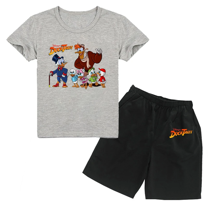Disney Funny Donald Duck Boys Anime Sportwear Set 3-14 Years Old Boys Cotton Basketball Summer T-shirt Shorts Children's Suit
Disney Funny Donald Duck Boys Anime Sportwear Set 3-14 Years Old Boys Cotton Basketball Summer T-shirt Shorts Children's Suit
