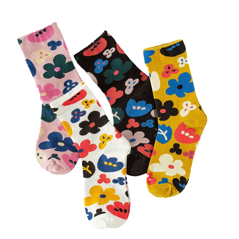 Flower Print Woman Clothes College Style Socks Women's Versatile Kawaii Sweet Harajuku Japanese Department Underwear
Flower Print Woman Clothes College Style Socks Women's Versatile Kawaii Sweet Harajuku Japanese Department Underwear