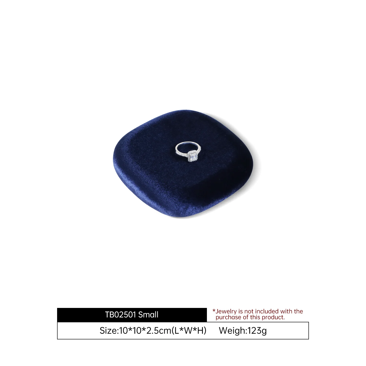 YinBeiNi бархатный лоток для украшений TB027
YinBeiNi бархатный лоток для украшений TB027