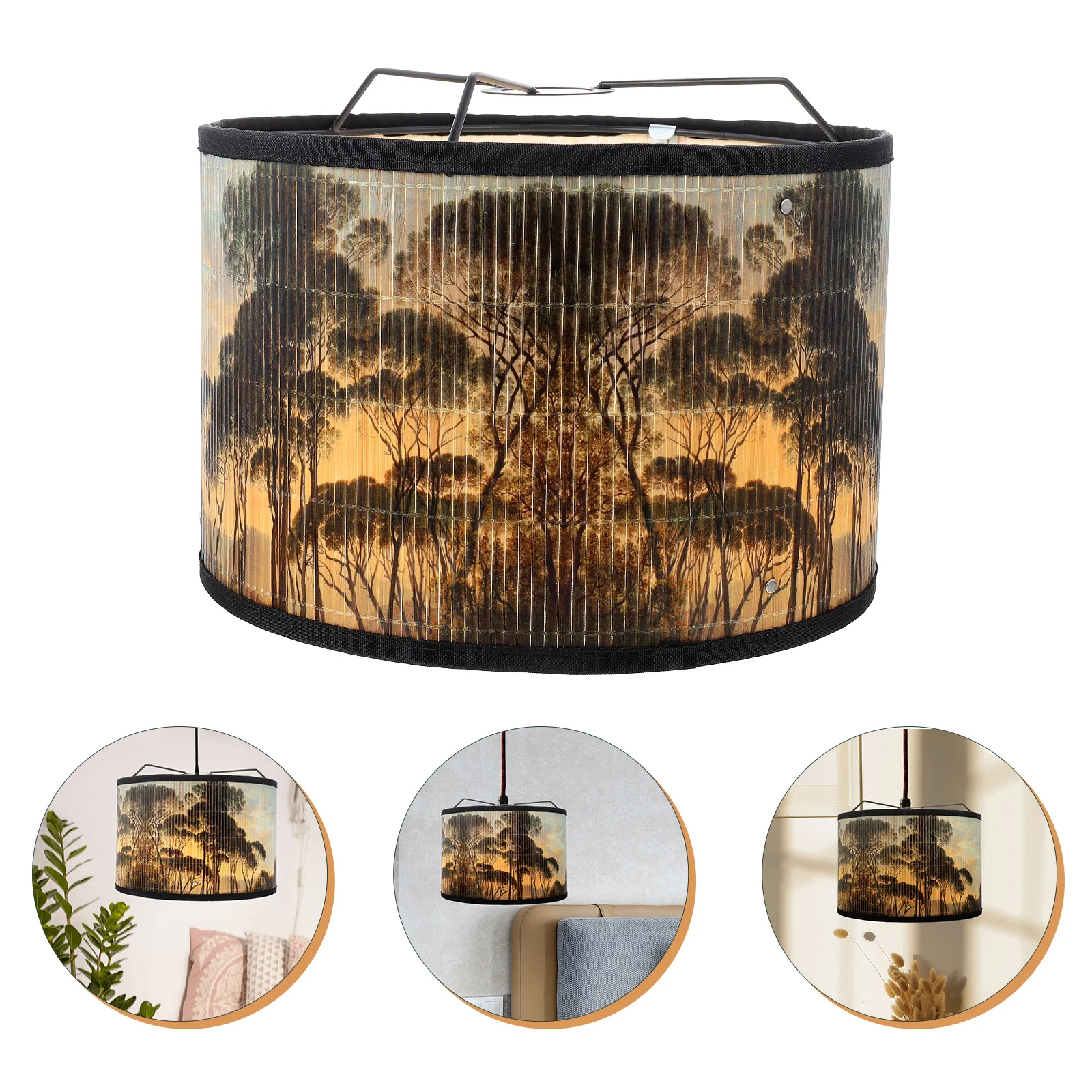 Lampshade Bamboo Chandelier Cover Decor Rattan Basket Pendant Host Hanging Decoration
Lampshade Bamboo Chandelier Cover Decor Rattan Basket Pendant Host Hanging Decoration