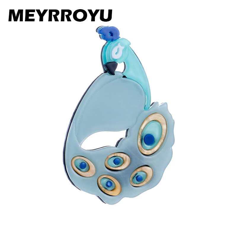 MEYRROYU Acrylic Material Women's Stylish Brooch High Quality Peacock Shape Women Brooches Dropshipping Wholesale Girls Jewelry
MEYRROYU Acrylic Material Women's Stylish Brooch High Quality Peacock Shape Women Brooches Dropshipping Wholesale Girls Jewelry