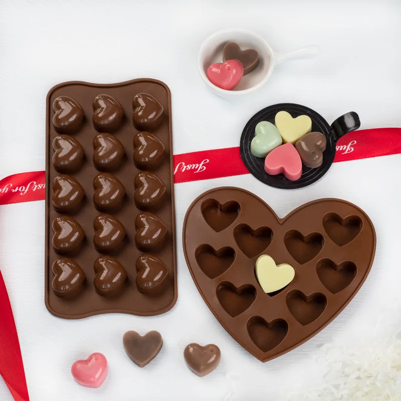 Love Heart Chocolate Silicone Mold 3D Creative Mirror Easy Release Candy Gummy Jelly Pudding Baking Cake Decoration Accessories
Love Heart Chocolate Silicone Mold 3D Creative Mirror Easy Release Candy Gummy Jelly Pudding Baking Cake Decoration Accessories