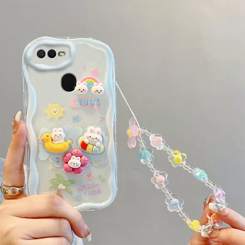 3D Fashion Luxury Adorable Doll Bear Cartoon Soft Silicon Phone Case On For Oppo A11K A11 11K Wristband Back Cover
3D Fashion Luxury Adorable Doll Bear Cartoon Soft Silicon Phone Case On For Oppo A11K A11 11K Wristband Back Cover