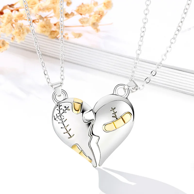 1Pair Magnetic Couple Love Heart Necklace Pendant for Men Women Jewelry Lovers Good Friend Best Necklace Valentine's Day Gift
1Pair Magnetic Couple Love Heart Necklace Pendant for Men Women Jewelry Lovers Good Friend Best Necklace Valentine's Day Gift