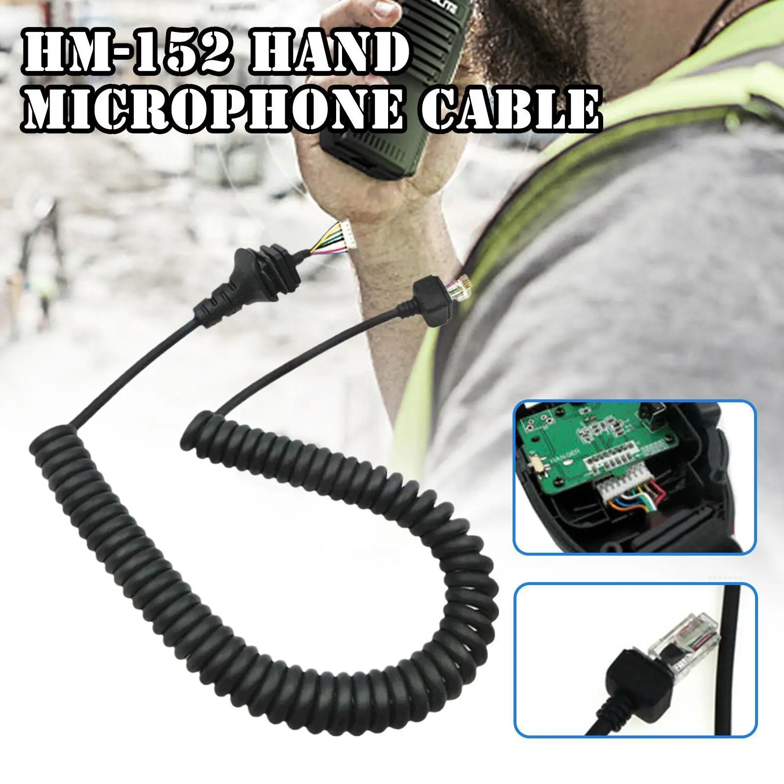 Replacement 8 Pin Hm-152 Mic Hm152 154 Microphone Cable For Ic-2820h Ic2825e Ic2200 Ic3600 F221 F520 Ridao Speake V0k1
Replacement 8 Pin Hm-152 Mic Hm152 154 Microphone Cable For Ic-2820h Ic2825e Ic2200 Ic3600 F221 F520 Ridao Speake V0k1