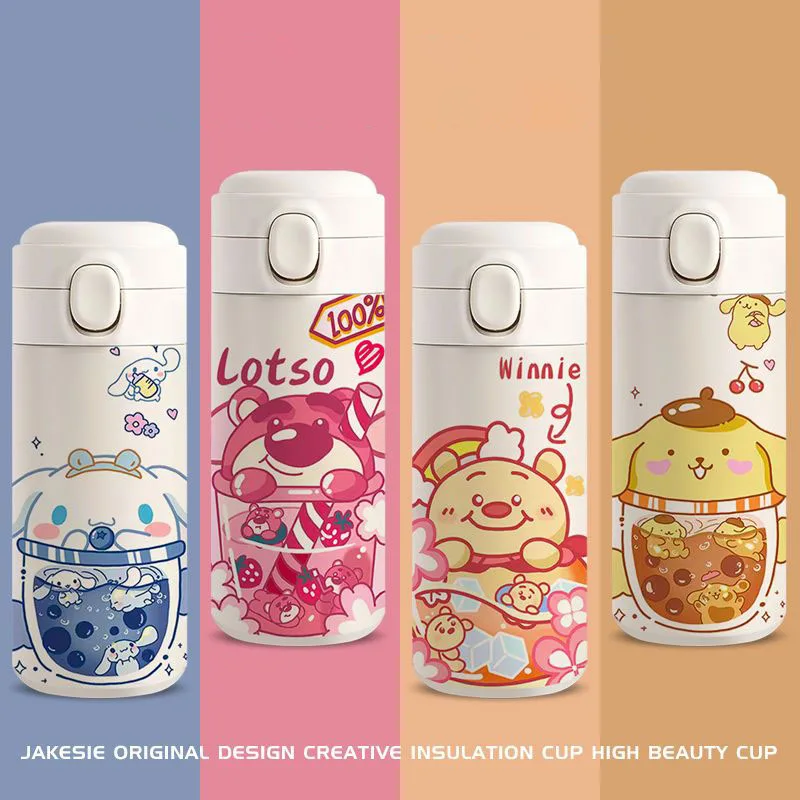 Kawaii Sanrioed Insulated Cup Kuromi My Melody Cinnamoroll Cartoon Anime Series Portable Stainless Steel 420Ml Water Cup Gift
Kawaii Sanrioed Insulated Cup Kuromi My Melody Cinnamoroll Cartoon Anime Series Portable Stainless Steel 420Ml Water Cup Gift