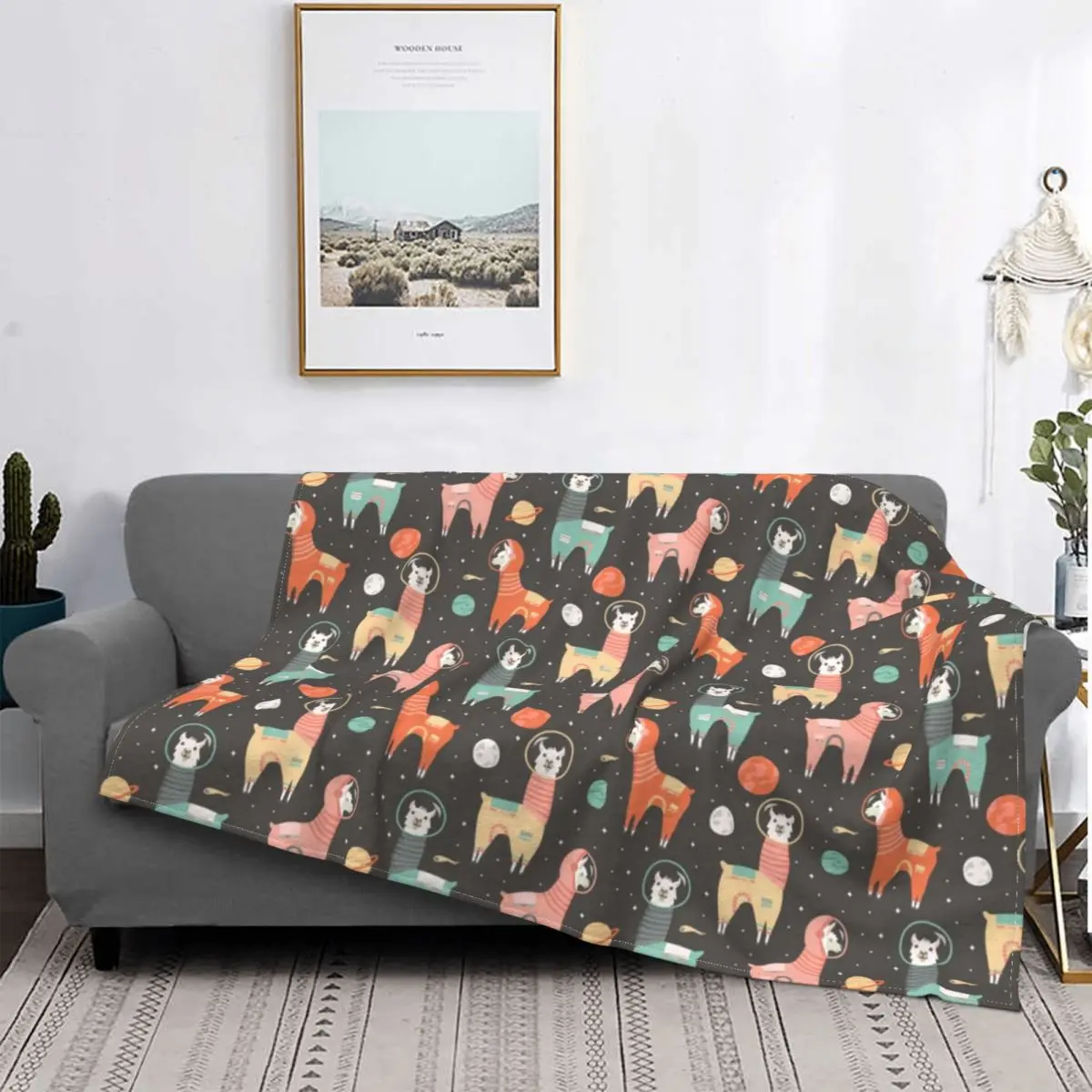 Astronaut Llamas In Space Knitted Blankets Cute Cartoon Animal Fuzzy Throw Blankets Airplane Travel Decoration Warm Bedspread
Astronaut Llamas In Space Knitted Blankets Cute Cartoon Animal Fuzzy Throw Blankets Airplane Travel Decoration Warm Bedspread