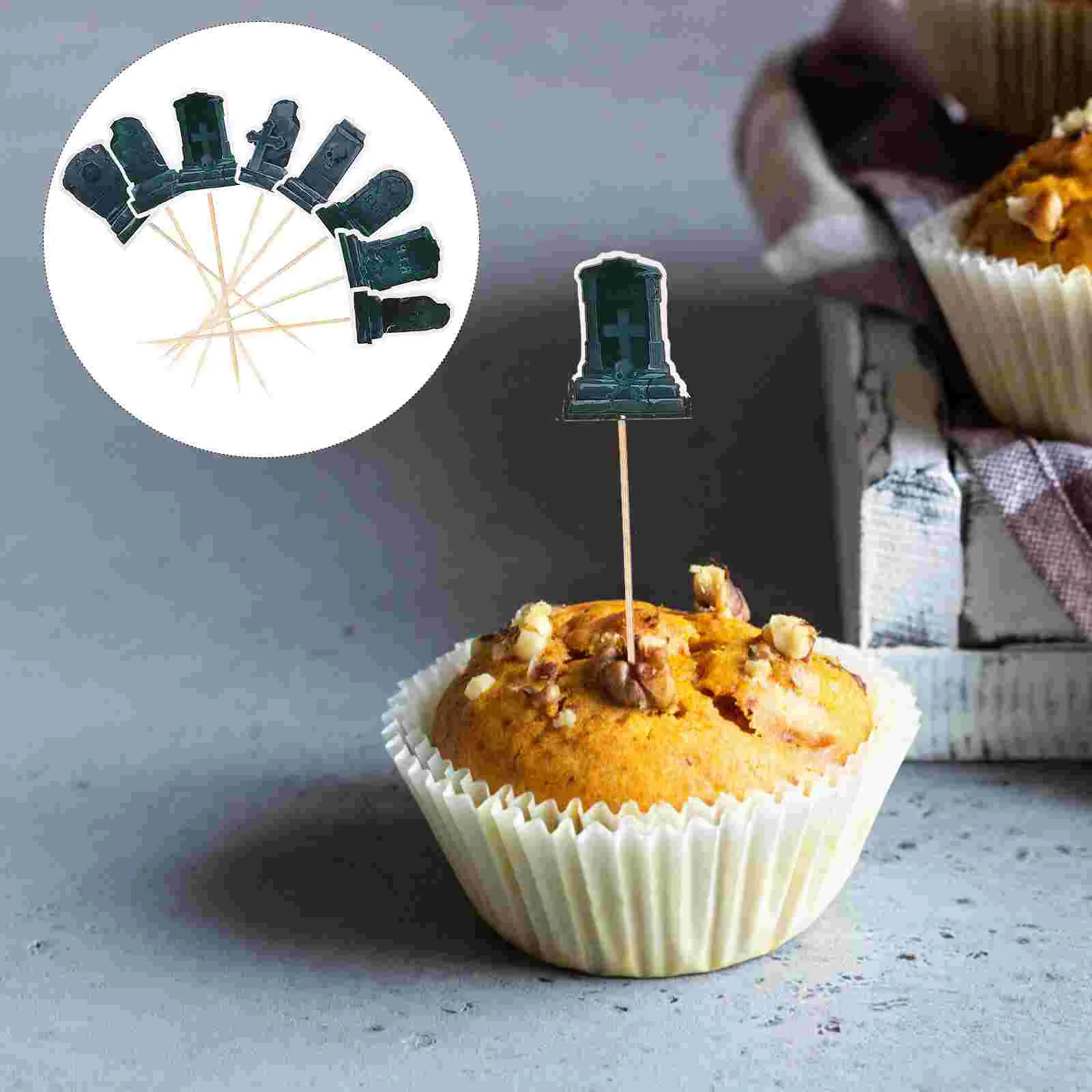 Cupcake Tombstone Toppersgraveyard Picks Decorations Pick Supplies Party Birthdaydessert Gravestone Horrible Muffin Ornament
Cupcake Tombstone Toppersgraveyard Picks Decorations Pick Supplies Party Birthdaydessert Gravestone Horrible Muffin Ornament