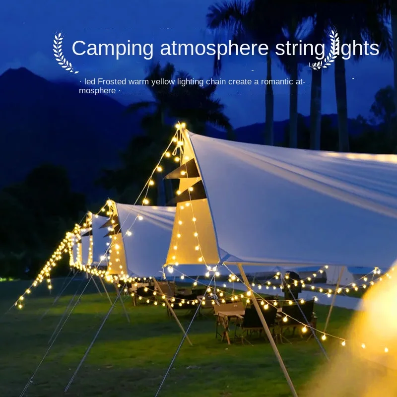 6M Outdoor Camping Atmosphere Lights Camping Tent LED Lighting Hang Lights Birthday Party Decoration Lights Camping Equipment
6M Outdoor Camping Atmosphere Lights Camping Tent LED Lighting Hang Lights Birthday Party Decoration Lights Camping Equipment