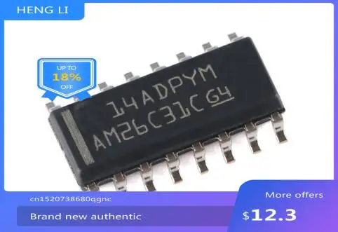 100% NEW Free shipping In the original AM26C31CDR AM26C31C SOP16 day | pen 
100% NEW Free shipping In the original AM26C31CDR AM26C31C SOP16 day | pen