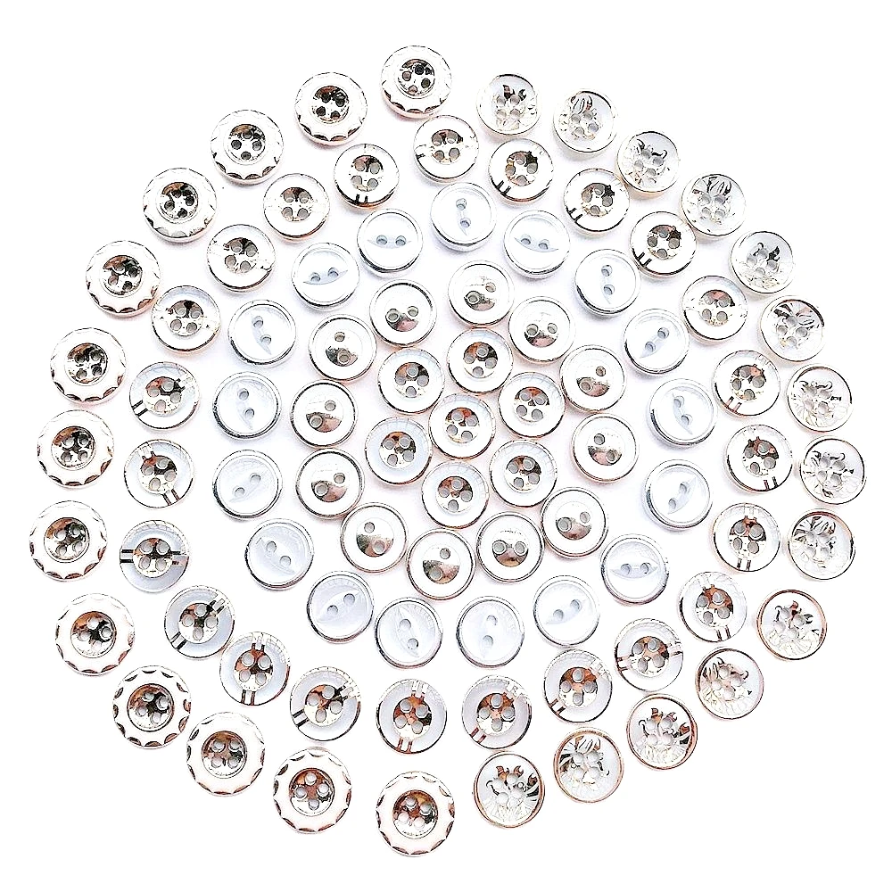 HL 400PCS 2 Holes 4 Holes 11mm/12mm Round Shirt Buttons Apparel Sewing Accessories DIY Crafts
HL 400PCS 2 Holes 4 Holes 11mm/12mm Round Shirt Buttons Apparel Sewing Accessories DIY Crafts