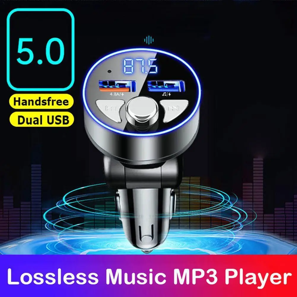 Автомобильный комплект громкой связи Bluetooth 5,0, аудиоплеер, mp3-плеер, FM-радио, музыкальное зарядное устройство, USB, 4,8 А, USB, быстрый передатчик д...
Автомобильный комплект громкой связи Bluetooth 5,0, аудиоплеер, mp3-плеер, FM-радио, музыкальное зарядное устройство, USB, 4,8 А, USB, быстрый передатчик д...