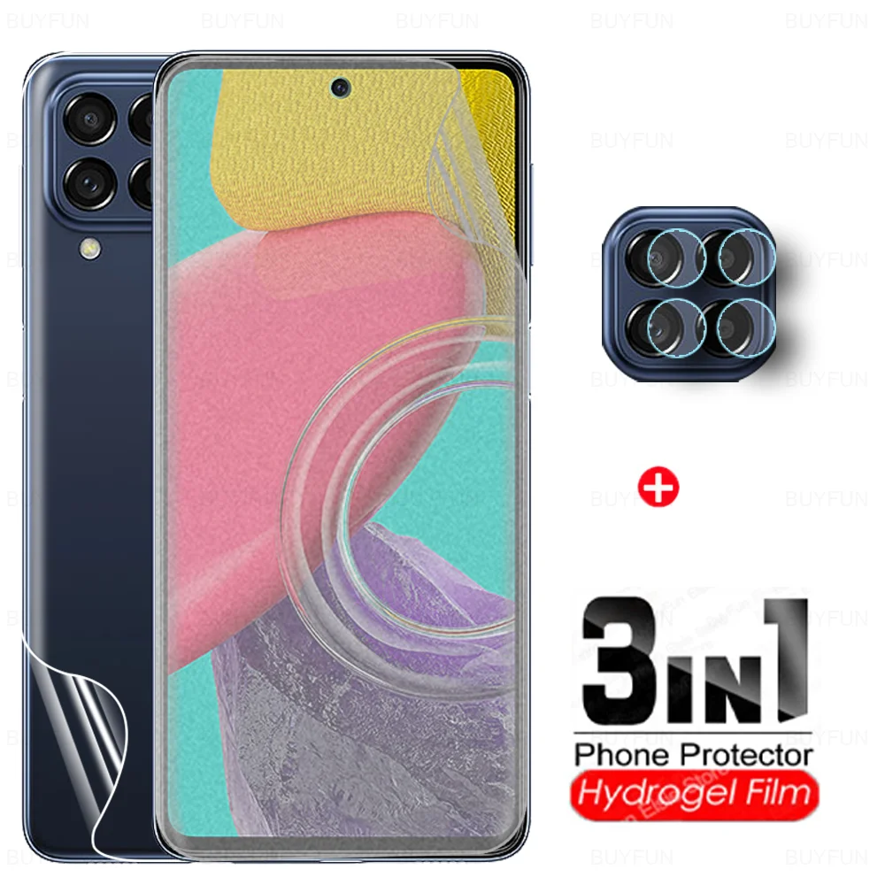 3in1 Camera Lens Front Matte Hydrogel Film For Samsung Galaxy M53 M52 M33 M32 M23 5G M13 4G Back HD Screen Protector Not Glass
3in1 Camera Lens Front Matte Hydrogel Film For Samsung Galaxy M53 M52 M33 M32 M23 5G M13 4G Back HD Screen Protector Not Glass