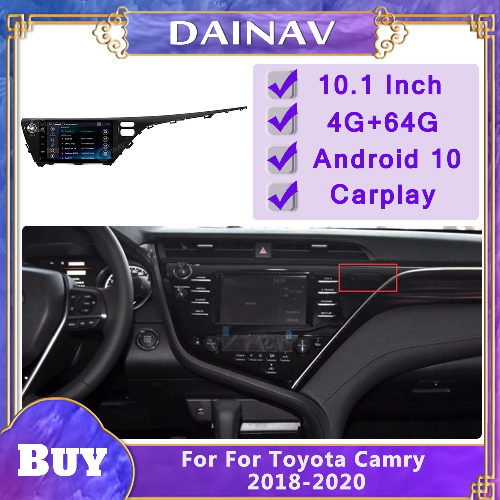 Android 10.0 Car Radio For Toyota Camry 2018-2020 Car Stereo Car Multimedia Player Car Audio DSP 8 Core 4+64GB Recorder
Android 10.0 Car Radio For Toyota Camry 2018-2020 Car Stereo Car Multimedia Player Car Audio DSP 8 Core 4+64GB Recorder