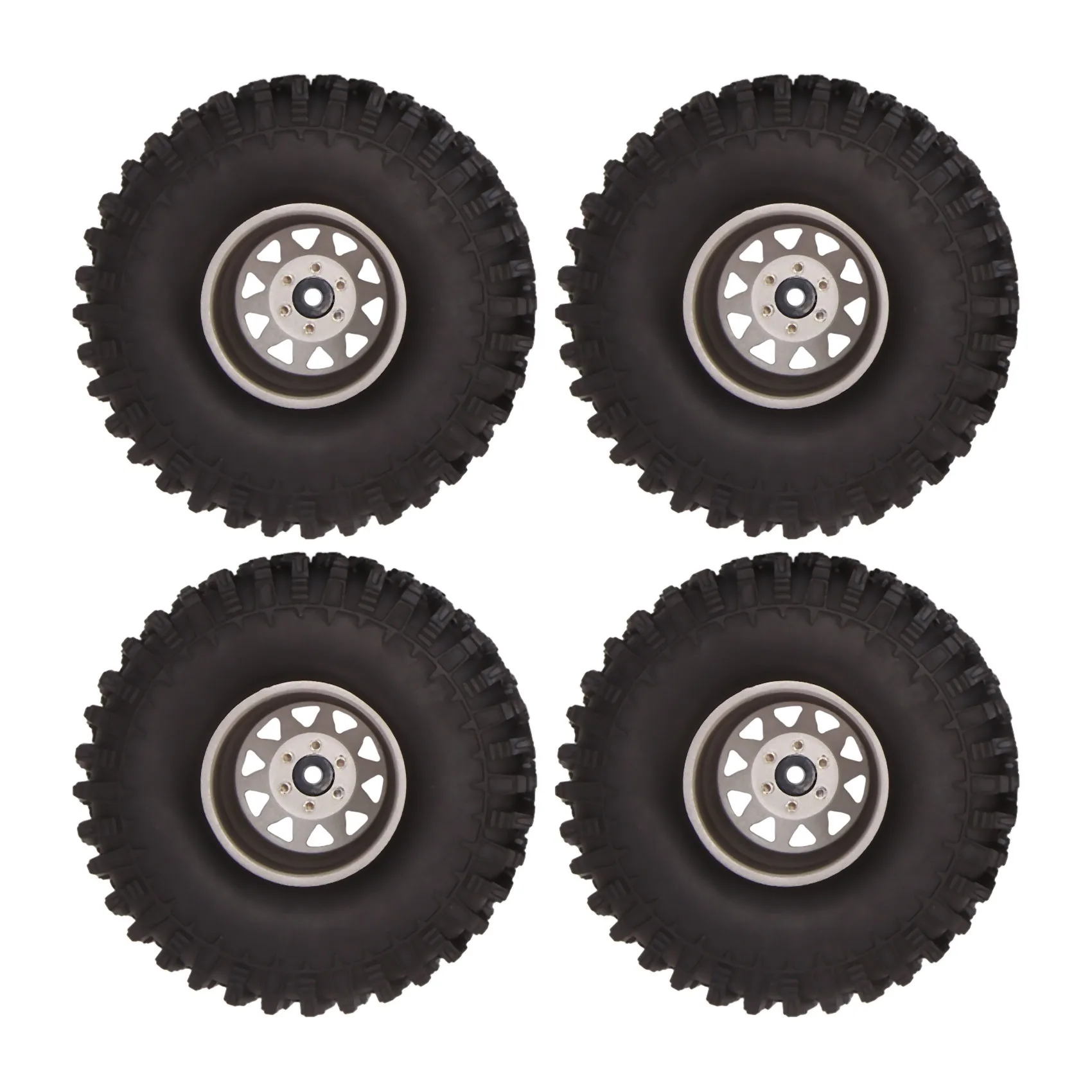 4PCS Deep Dish Wagon 120mm 1.9 Beadlock Wheel Rim Tire Set for 1/10 RC Crawler Car Traxxas TRX4 RC4WD D90 Axial SCX10,2
4PCS Deep Dish Wagon 120mm 1.9 Beadlock Wheel Rim Tire Set for 1/10 RC Crawler Car Traxxas TRX4 RC4WD D90 Axial SCX10,2