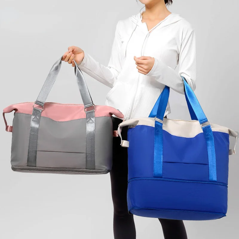 Women's Travel Bags Larg Fitness Yoga Handbags Waterproof Trolley Cases Wet and Dry Separation Storage Bags For Women
Women's Travel Bags Larg Fitness Yoga Handbags Waterproof Trolley Cases Wet and Dry Separation Storage Bags For Women