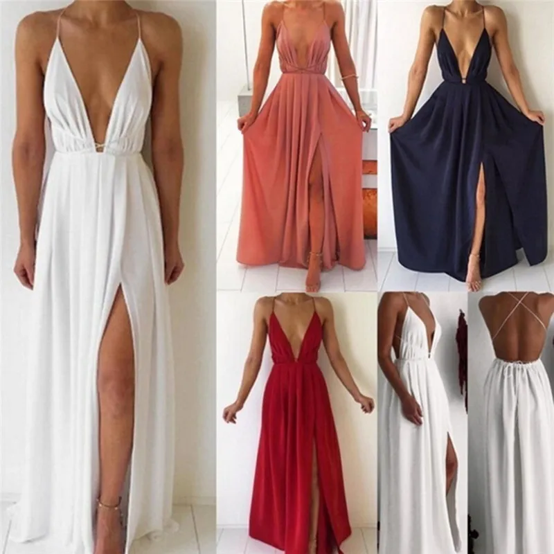 Bigsweety Sexy Maxi Dress Women Sleeveless Backless Boho Long Dress Bridesmaid Formal Summer Party Bandage Slit Dress Vestidos
Bigsweety Sexy Maxi Dress Women Sleeveless Backless Boho Long Dress Bridesmaid Formal Summer Party Bandage Slit Dress Vestidos