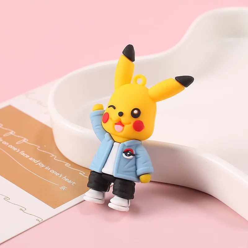 5Pcs/Set Pokemon Pikachu Keychain Accessories Doll Kawaii Anime Psyduck Squirtle Charmander Action Figure Toys Model Child Gifts
5Pcs/Set Pokemon Pikachu Keychain Accessories Doll Kawaii Anime Psyduck Squirtle Charmander Action Figure Toys Model Child Gifts