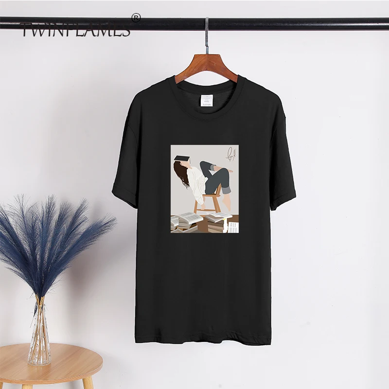 TWINFLAMES Summer Printed Artistic Oversized Soft T-shirt Women Cotton 100% Tees Female Y2K Fashion Harajuku Tops Lady Clothes
TWINFLAMES Summer Printed Artistic Oversized Soft T-shirt Women Cotton 100% Tees Female Y2K Fashion Harajuku Tops Lady Clothes