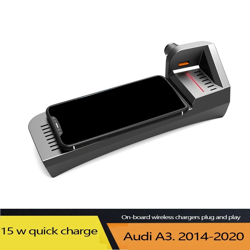 Car Wireless Charger 15W Fast Charging Plate Phone Charger Holder for- A3 8V S3 2014 2015 2016 2017 2018 2019 2020
Car Wireless Charger 15W Fast Charging Plate Phone Charger Holder for- A3 8V S3 2014 2015 2016 2017 2018 2019 2020
