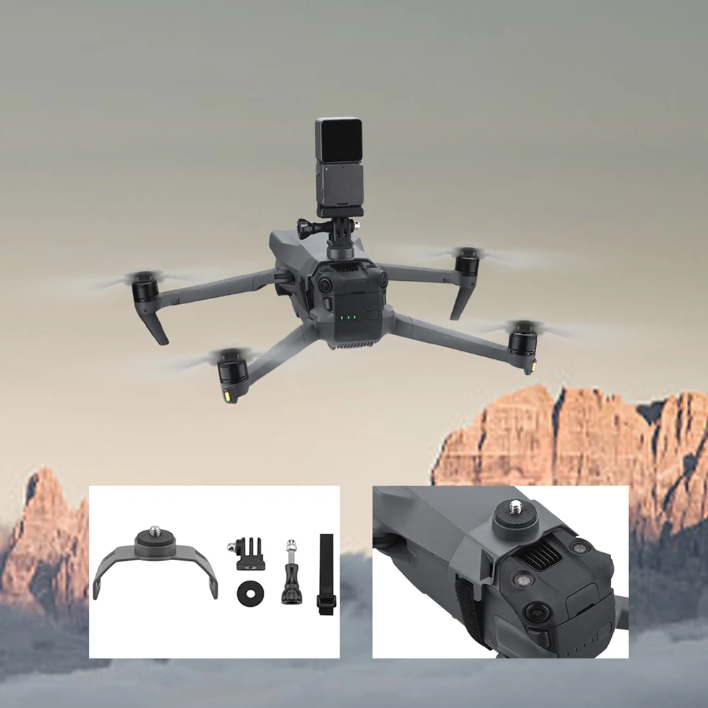 Drone Top Bracket 1/4 adapter for DJI Mavic 3 Adapter Action Camera Drone Mounting Bracket Accessories
Drone Top Bracket 1/4 adapter for DJI Mavic 3 Adapter Action Camera Drone Mounting Bracket Accessories
