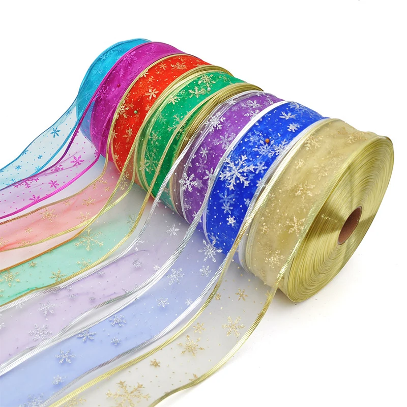 2M 50mm Christmas Ribbons Decoration Organza Satin Ribbon for DIY Crafts Wedding Party Decor Cake Gift Bow Packaging Ribbon
2M 50mm Christmas Ribbons Decoration Organza Satin Ribbon for DIY Crafts Wedding Party Decor Cake Gift Bow Packaging Ribbon