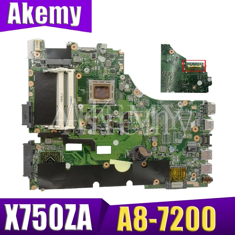 Материнская плата Akemy для ASUS X750Z X750ZA X750ZE K750Z CPU/A8-7200 X750ZA X750ZE, протестированная материнская плата для ноутбука, 100% оригинальная материнская пла...
Материнская плата Akemy для ASUS X750Z X750ZA X750ZE K750Z CPU/A8-7200 X750ZA X750ZE, протестированная материнская плата для ноутбука, 100% оригинальная материнская пла...