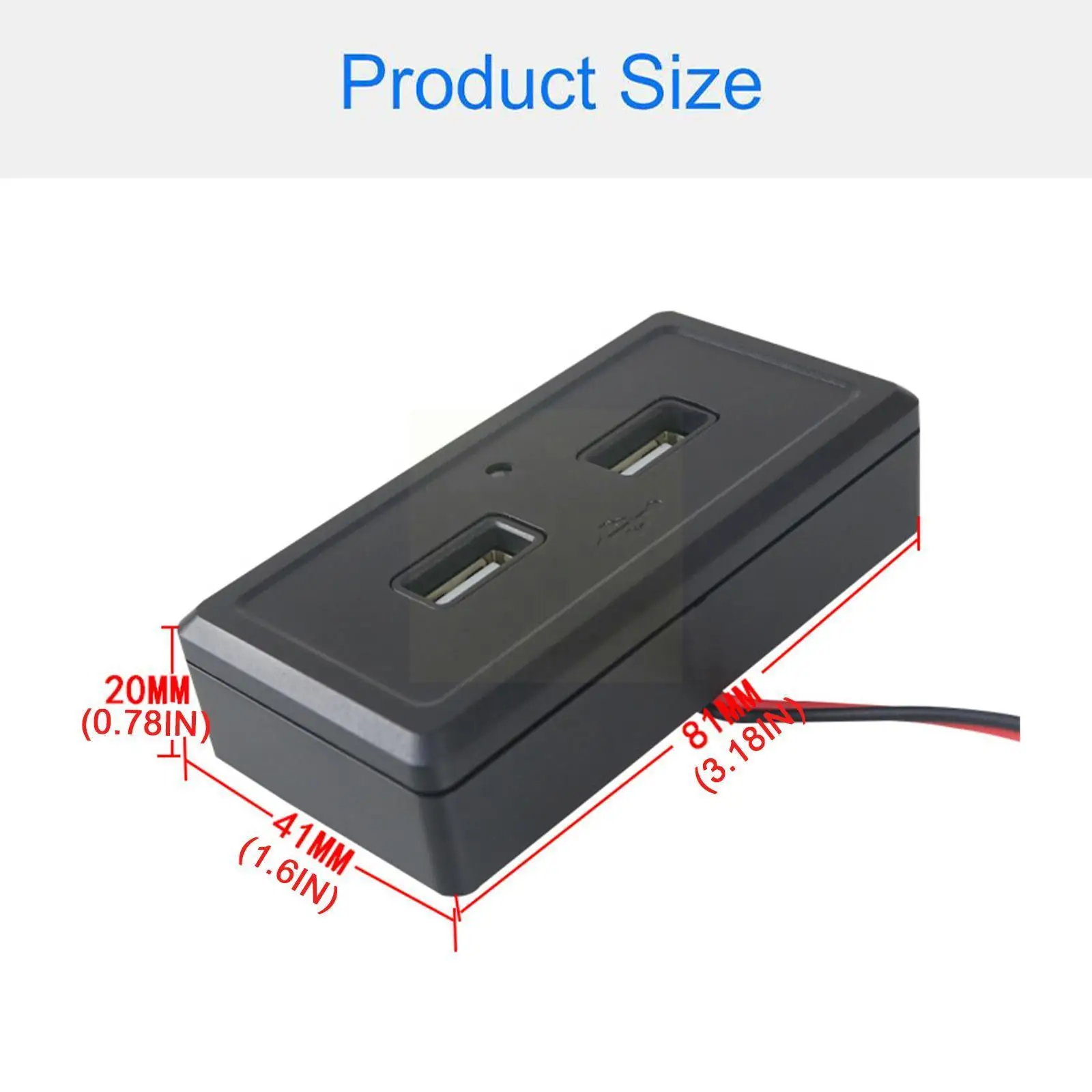 Car Charger DC5V/3.1A Dual USB Ports Charger Socket Fast Car Phone Charger With LED Indicator For 12V/24V Car RV Truck O7Q9
Car Charger DC5V/3.1A Dual USB Ports Charger Socket Fast Car Phone Charger With LED Indicator For 12V/24V Car RV Truck O7Q9