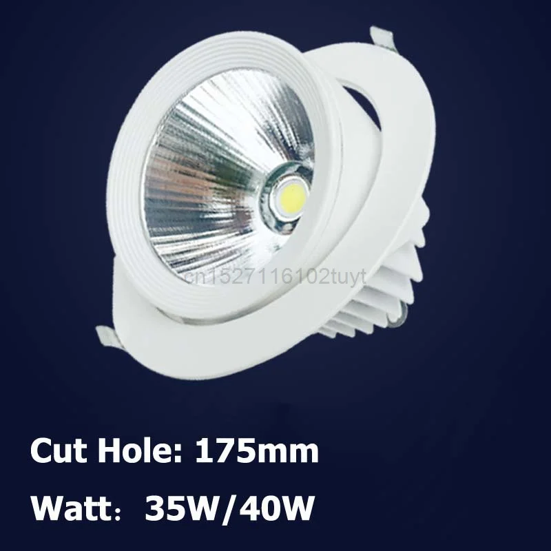 5pcs/lot 15w 20w 25w 30w 35w 45w LED Trunk Light Gimbal Light Adjustable COB Gimable Rotation Lampada Recessed Ceiling Downlight
5pcs/lot 15w 20w 25w 30w 35w 45w LED Trunk Light Gimbal Light Adjustable COB Gimable Rotation Lampada Recessed Ceiling Downlight