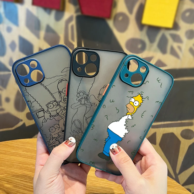 Cartoon Cute The Simpsons For Apple iPhone 13 12 11 Mini XS XR X Pro MAX 8 7 6 Plus Frosted Translucent Soft Cover Phone Case
Cartoon Cute The Simpsons For Apple iPhone 13 12 11 Mini XS XR X Pro MAX 8 7 6 Plus Frosted Translucent Soft Cover Phone Case