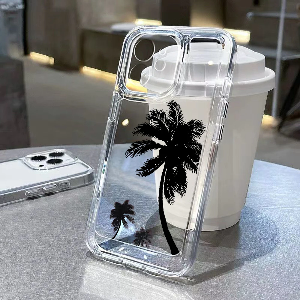 Cartoon Coconut Palm Clear Soft Phone Case For iPhone 11 12 13 14 Pro Max XR XS Max X 7 8 14 Plus SE 2020 2022 Silicone Cover
Cartoon Coconut Palm Clear Soft Phone Case For iPhone 11 12 13 14 Pro Max XR XS Max X 7 8 14 Plus SE 2020 2022 Silicone Cover