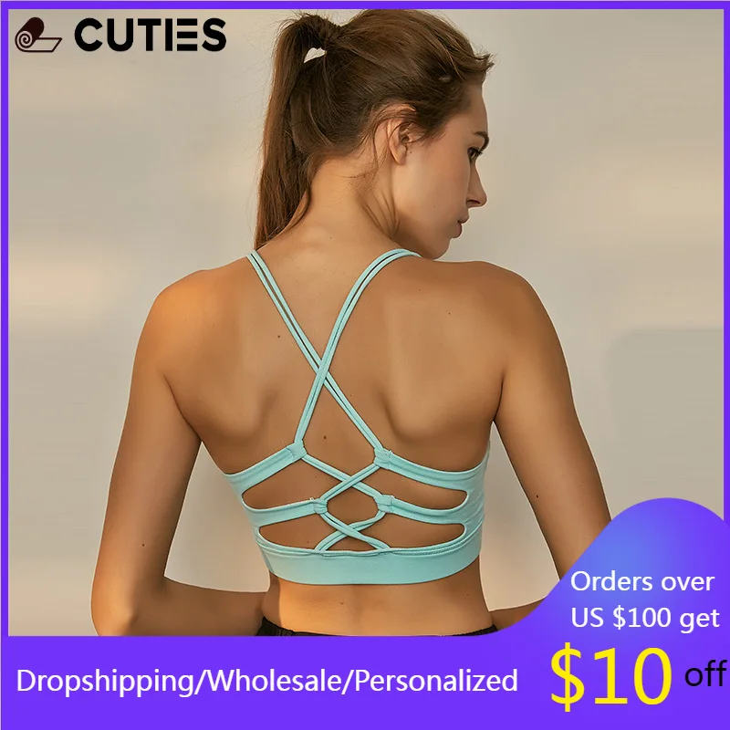 Cross Top for Sport Bra Woman Hollow Out Sports Women's Pants Unwired Bras With Free Shipping Female Active Sneakers Bones Gym
Cross Top for Sport Bra Woman Hollow Out Sports Women's Pants Unwired Bras With Free Shipping Female Active Sneakers Bones Gym