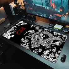 Large Game Mouse Pad Japanese Dragon Gaming Accessories HD Print Office Computer Keyboard Mousepad XXL PC Gamer Laptop Desk Mat