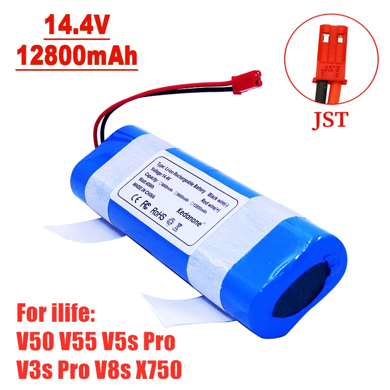 Genuine 14.8V 6800mah 9800Mah 18650 Lithium Battery For ILIFE V3s Pro, V50, V5s Pro, V8s, X750 Robot Vacuum Cleaner Battery
Genuine 14.8V 6800mah 9800Mah 18650 Lithium Battery For ILIFE V3s Pro, V50, V5s Pro, V8s, X750 Robot Vacuum Cleaner Battery