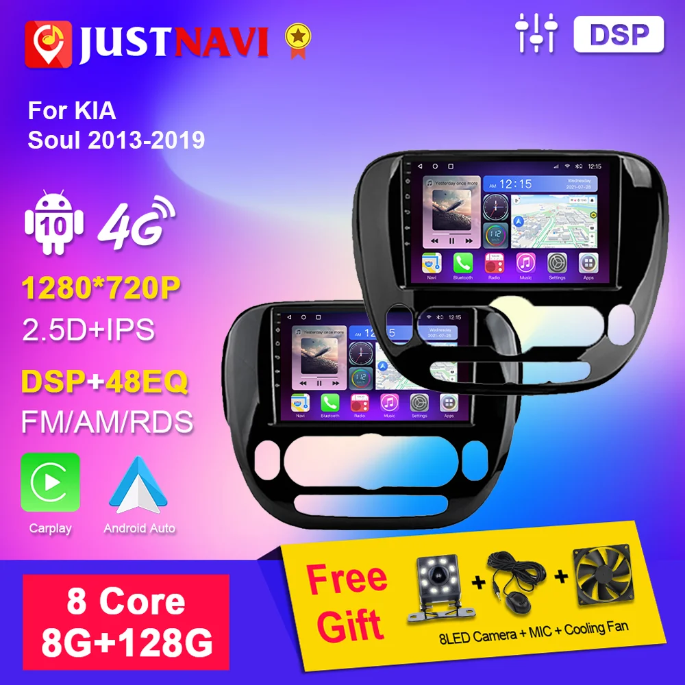 JUSTNAVI Autoradio For KIA Soul 2013-2019 Android 10 GPS Navigation IPS Multimedia Stereo Auto Wireless Carplay Player Video DVD
JUSTNAVI Autoradio For KIA Soul 2013-2019 Android 10 GPS Navigation IPS Multimedia Stereo Auto Wireless Carplay Player Video DVD