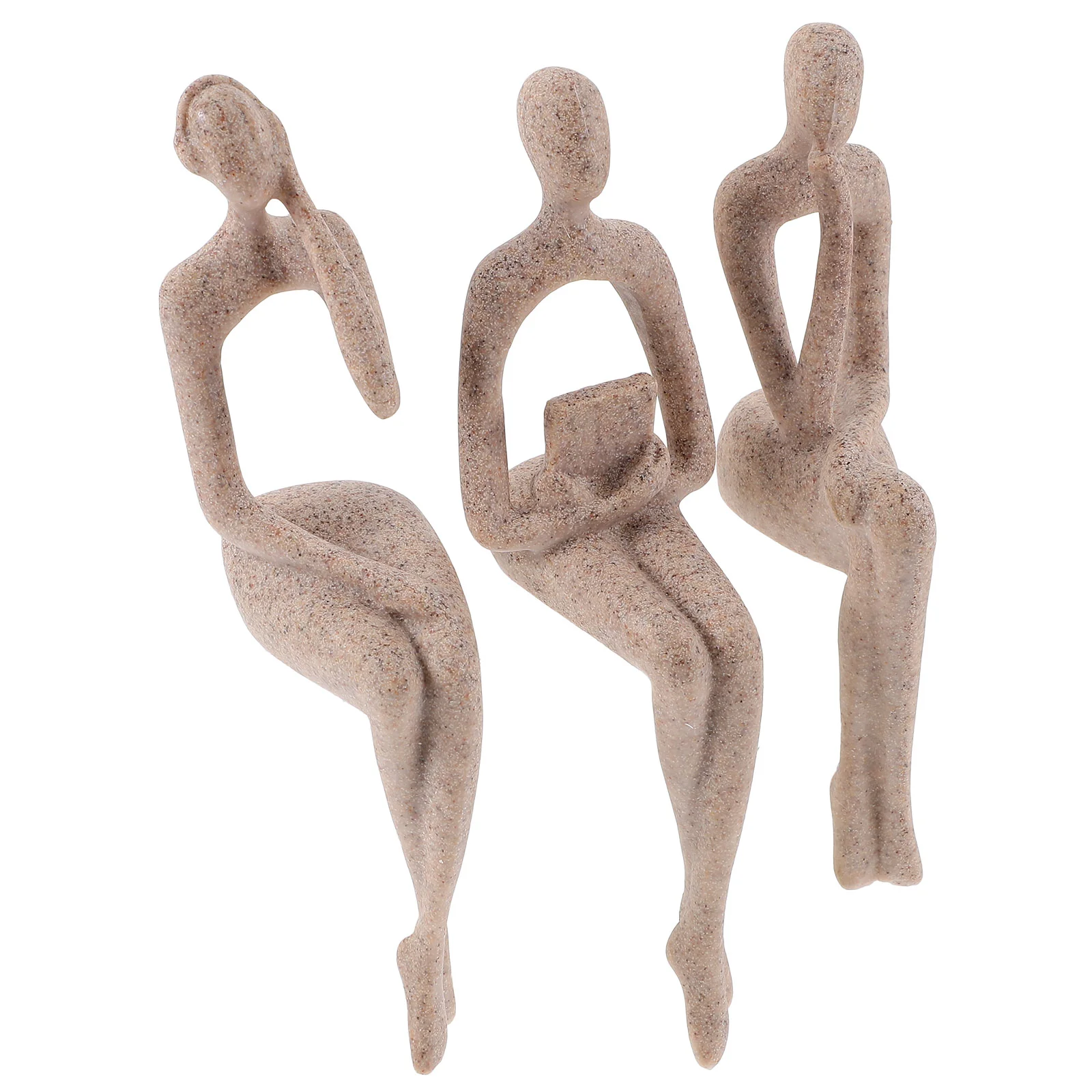 3 Pcs Shelf Decorations Countertop Craft Ornament Sculpture Resin Abstract Living Room Thinker Statue Home Figurine
3 Pcs Shelf Decorations Countertop Craft Ornament Sculpture Resin Abstract Living Room Thinker Statue Home Figurine