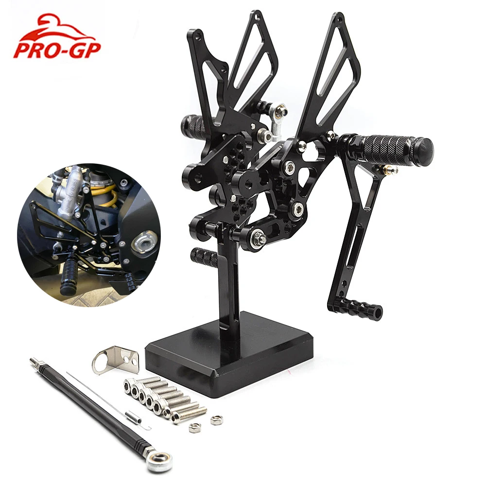 For Suzuki GSXR1000 K7 K8 2007-2008 2007 2008 Motorcycle Adjustable Rearset Footrests Footpegs Foot Rests Pegs Rear Pedals
For Suzuki GSXR1000 K7 K8 2007-2008 2007 2008 Motorcycle Adjustable Rearset Footrests Footpegs Foot Rests Pegs Rear Pedals