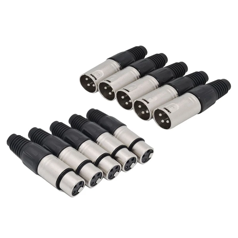 30Pcs 3 Pin XLR Solder Type Connector 15 Male + 15 Female Plug Cable Connector Microphone Audio Socket
30Pcs 3 Pin XLR Solder Type Connector 15 Male + 15 Female Plug Cable Connector Microphone Audio Socket