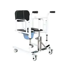 Wholesale Medical Portable Manual Hydraulic Toilet Wheelchair Handling Elderly Patients Nursing Transfer Elevator Toilet Chair