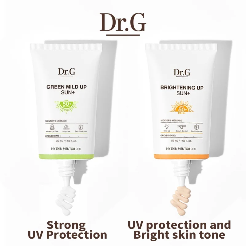 Dr. G Sunscreen Brightening up/Mild up Sunscreen Isolation UVB Repair Sensitive Skin SPF50 Moisturizing Brightening Korean
Dr. G Sunscreen Brightening up/Mild up Sunscreen Isolation UVB Repair Sensitive Skin SPF50 Moisturizing Brightening Korean