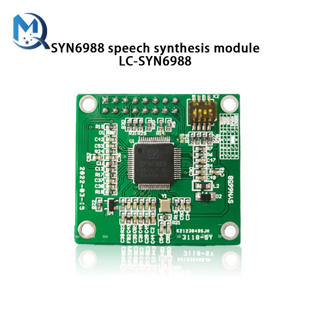 SYN6988 китайский английский модуль синтеза речи UART SPI интерфейс связи низкое энергопотребление плата аудио декодера
SYN6988 китайский английский модуль синтеза речи UART SPI интерфейс связи низкое энергопотребление плата аудио декодера