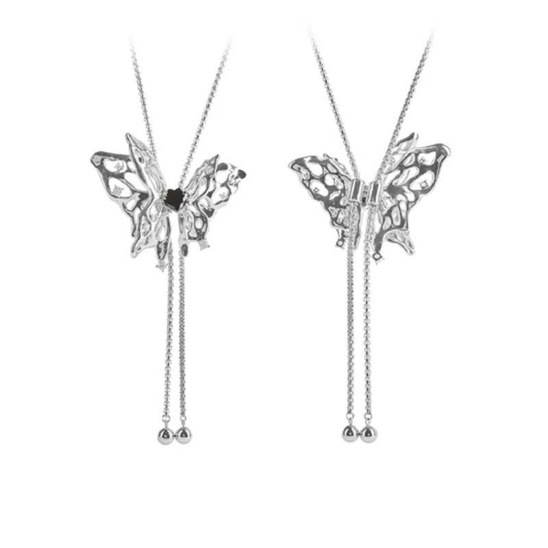 E0BF Long Tassels Butterfly Necklace for Women Fashion Sweater Chain Wedding Jewelry
E0BF Long Tassels Butterfly Necklace for Women Fashion Sweater Chain Wedding Jewelry