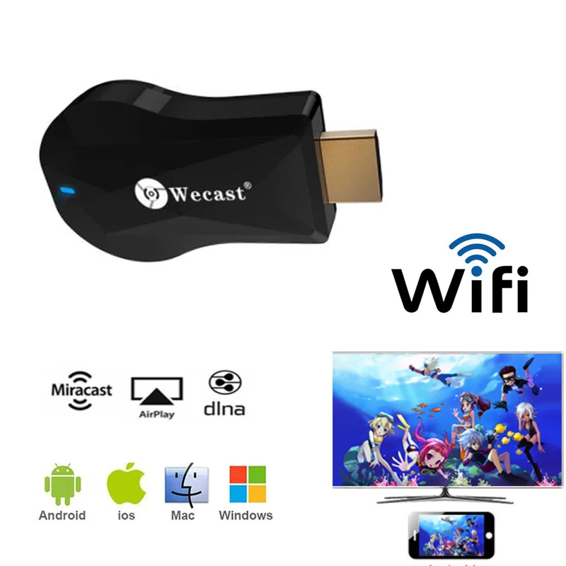 1080P TV Stick MX19 WIFI Display Dongle Receiver Wireless Miracast HDMI-compatible Wecast For IOS Android With DLNA Airplay
1080P TV Stick MX19 WIFI Display Dongle Receiver Wireless Miracast HDMI-compatible Wecast For IOS Android With DLNA Airplay